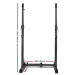 Everfit Squat Rack Pair Fitness Weight Lifting Gym Exercise Barbell